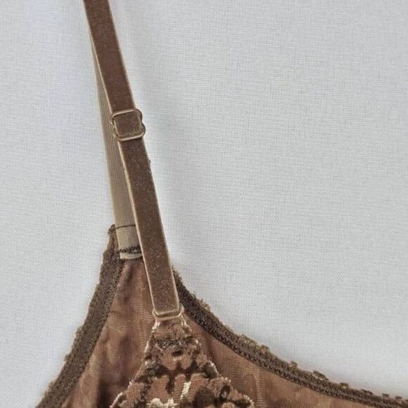 SKIMS LOGO FLOCKED BRALETTE NWT - Picture 5 of 9